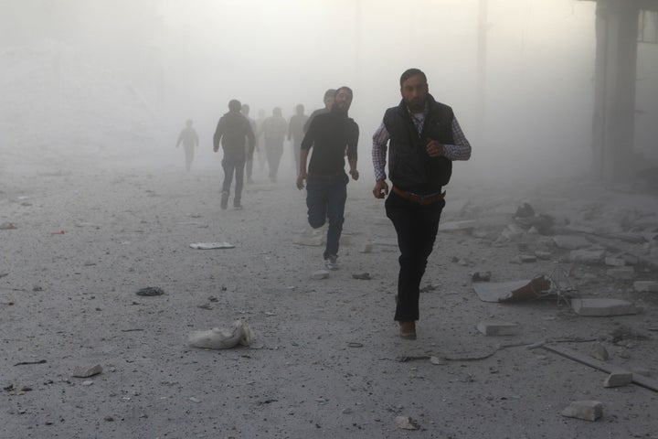 Hours after Putin and Trump spoke, Russian strikes pounded Aleppo, Syria.
