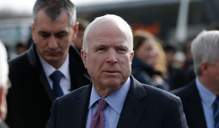 America should side with "those fighting tyranny," said Sen. John McCain.