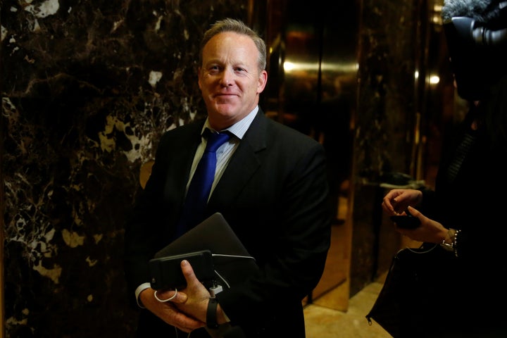 Sean Spicer is reportedly in the running for press secretary.