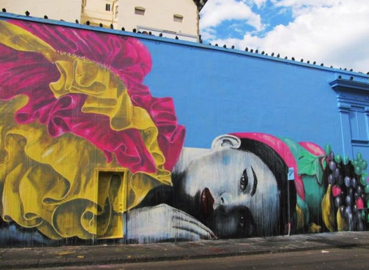 <p>Location: Olive Alley at Larkin Street in San Francisco, Ca. Artist: Rone </p>