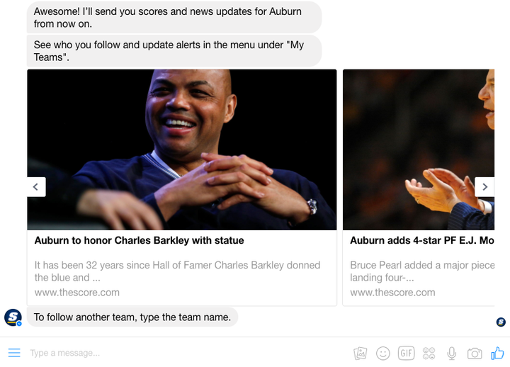 News updates from your favorite teams on theScore.