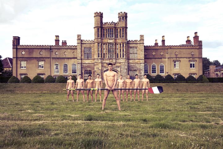 <strong>The boys have been stripping off to fight homophobia for seven years </strong>