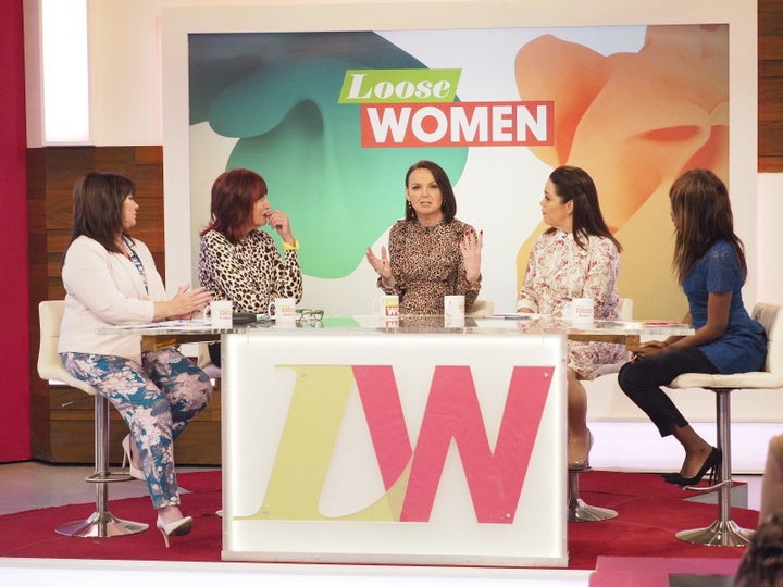 India was a guest on 'Loose Women' last month