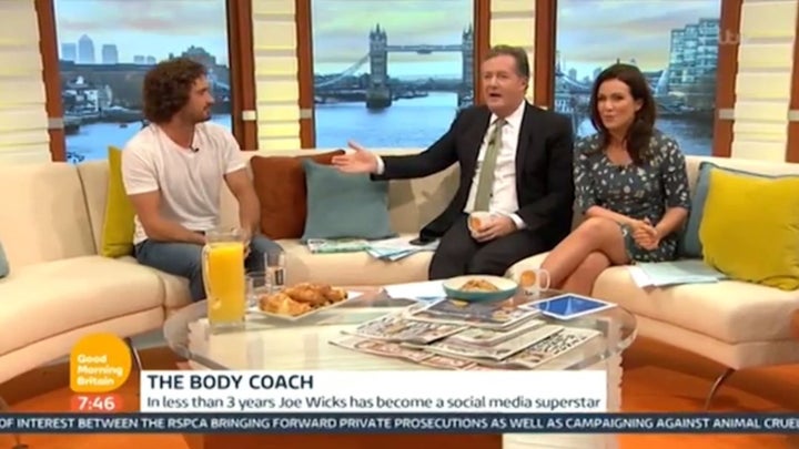 Joe Wicks appeared on Wednesday's 'Good Morning Britain'