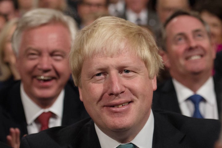 The 3 Brexiteers: David Davis, Boris Johnson and Liam Fox. The Institute for Government has claimed Brexit planning appears ‘chaotic and dysfunctional’