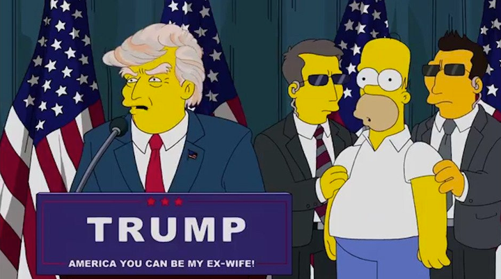 The Simpsons predicted Donald Trump’s presidency 16 years before his election