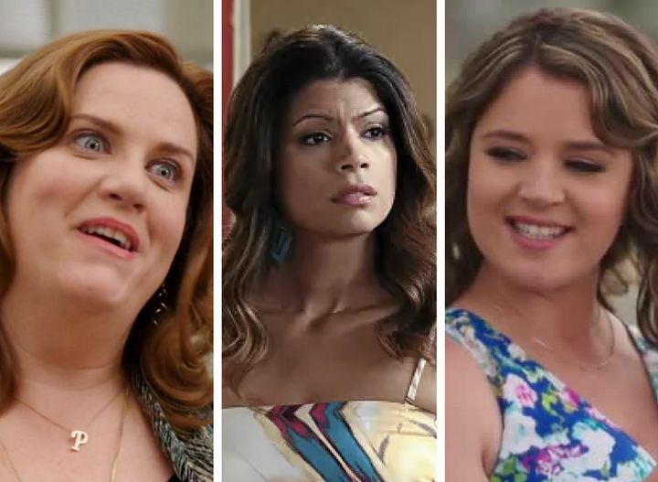 Paula (Donna Lynne Champlin) on "Crazy Ex-Girlfriend," Xiomara (Andrea Navedo) on "Jane the Virgin" and Lindsay (Kether Donohue) on "You're the Worst."