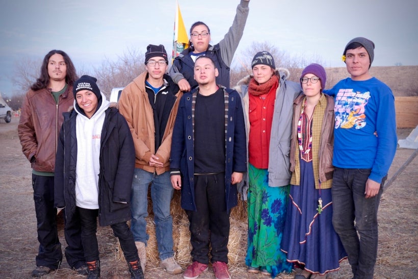 Members of the International Indigenous Youth Council have come from all over the country to provide leadership at Standing R