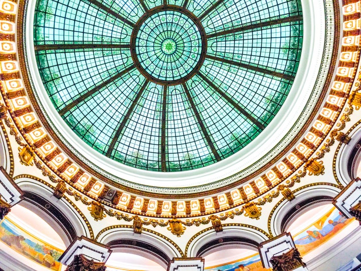 Grand ceiling over the Cleveland Trust Company building in Cleveland, Ohio.