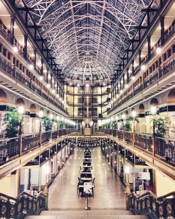 Romanesque Revival The Arcade in Cleveland, Ohio