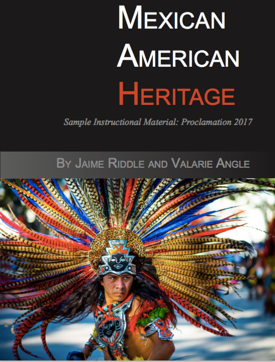 The cover of a widely reviled textbook on Mexican-American studies proposed to the Texas Education Agency for use in public schools. Mexican-Americans don't usually dress like this.