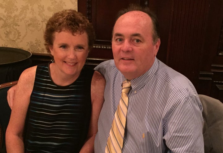 Glenn McMahon with his wife, Kathy.