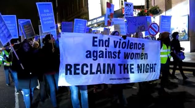 Reclaim the Night marchers in 2015