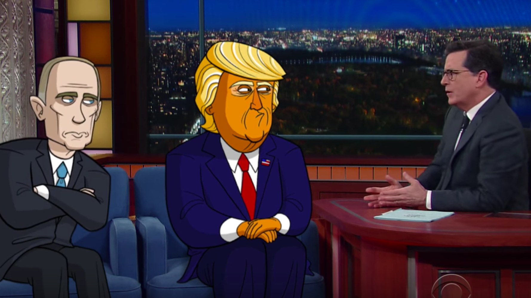 Putin Animation Cartoon Trump And Cartoon Putin Make First Public Appearance Together ...