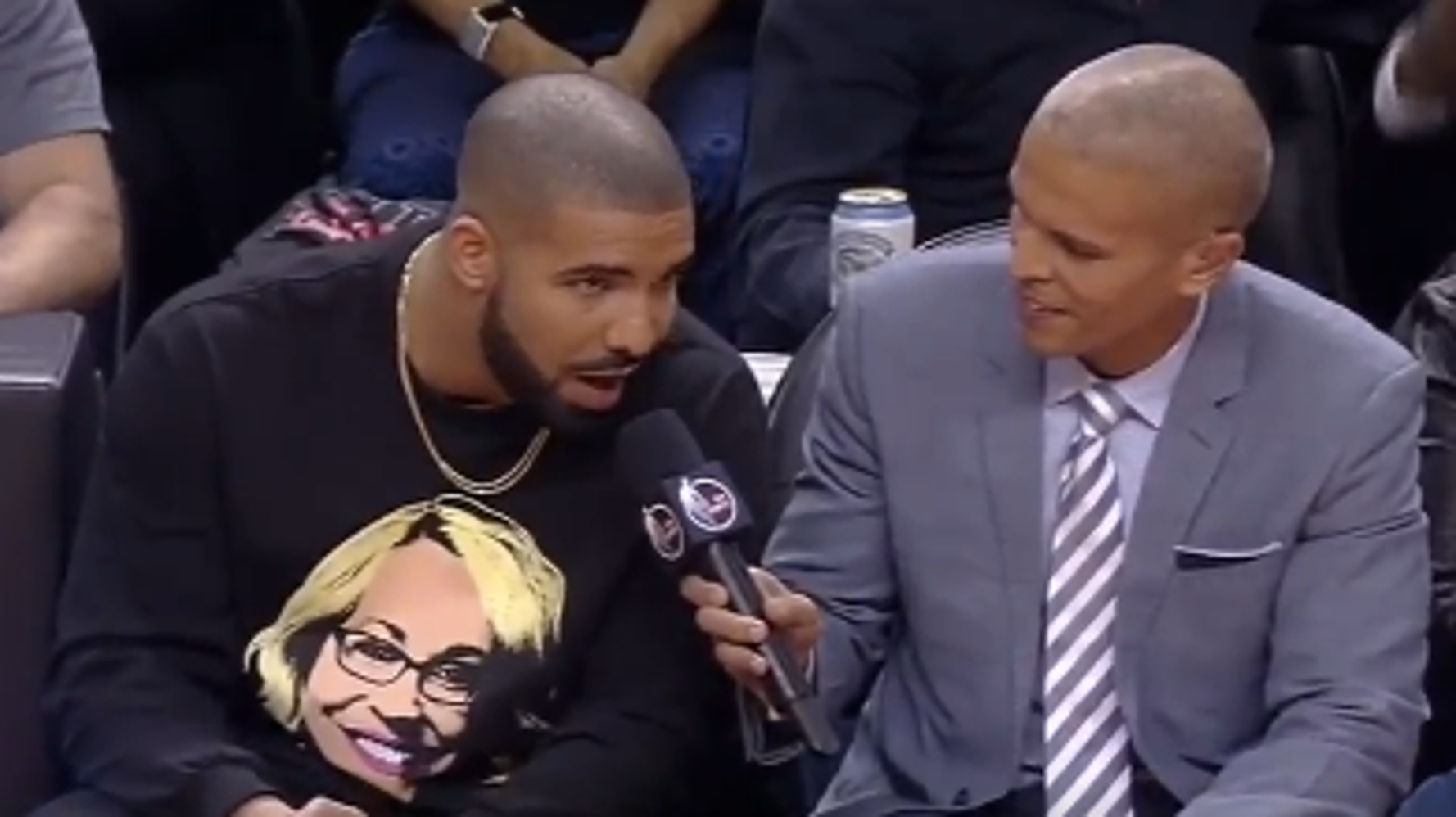 Drake Asks Out ESPN's Doris Burke In Courtside Interview During Raptors