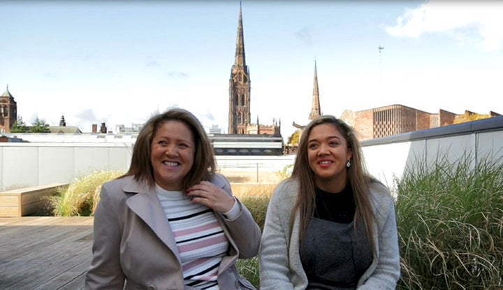 Azara and her mum Diane have studied at Coventry University together for the last three years 