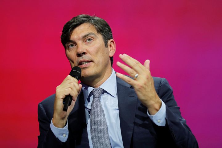 AOL Inc Chief Executive Tim Armstrong speaks at the Viva Technology event in Paris, France, June 30, 2016.