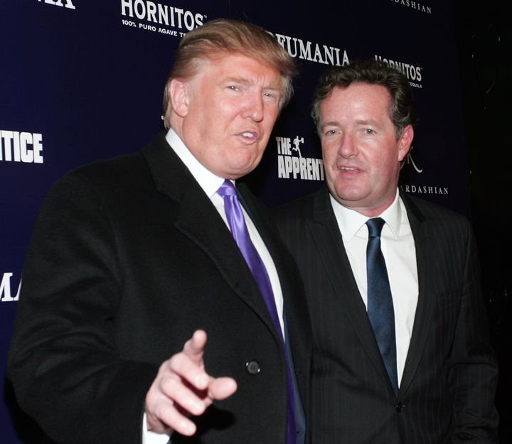 <strong>Donald Trump and Piers Morgan in New York, November 2010</strong>