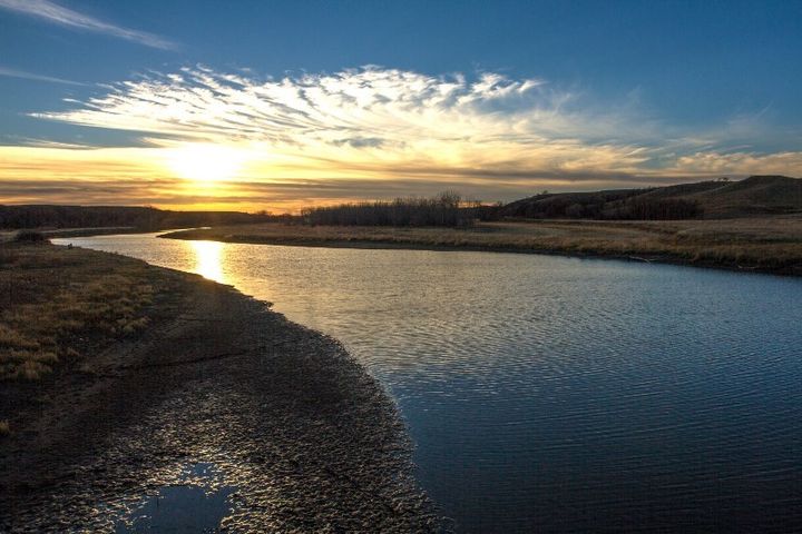 Cannonball River, Standing Rock Indian Reservation