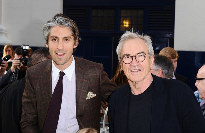 <strong>Larry with his son George</strong>