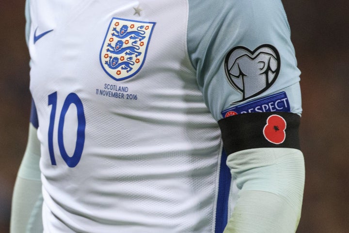 England and Scotland players could be disciplined by Fifa for wearing poppies during their World Cup qualifier