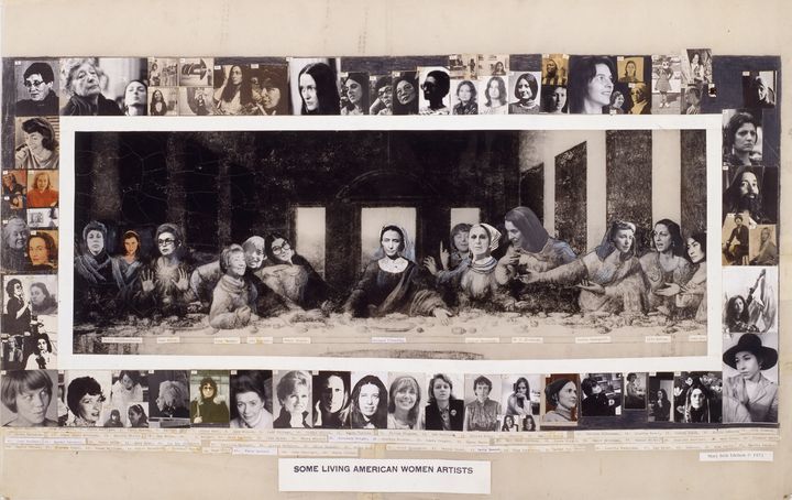 Some Living American Women Artists, 197228.25x43 inchesCollage poster