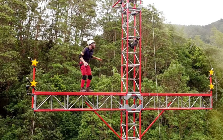 Joel conquered his fear of heights for the task