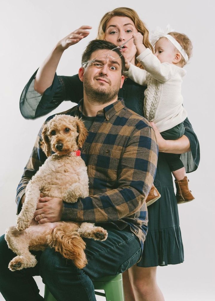 Jeff Fransen posted a hilarious outtake from his family photo shoot.