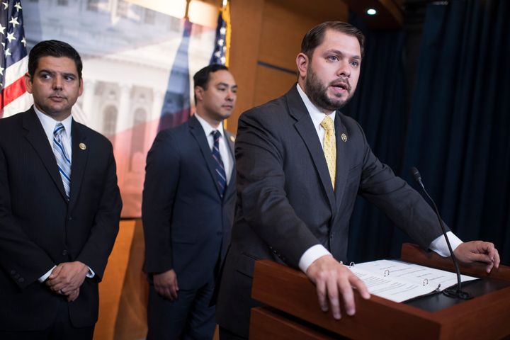 Rep. Ruben Gallego (D-Ariz.) is prepared to fight President Donald Trump for four years, on everything.