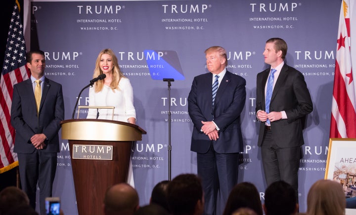 Donald Trump's children will run his business empire while he serves as president. Their appointment to his transition team complicates this arrangement.