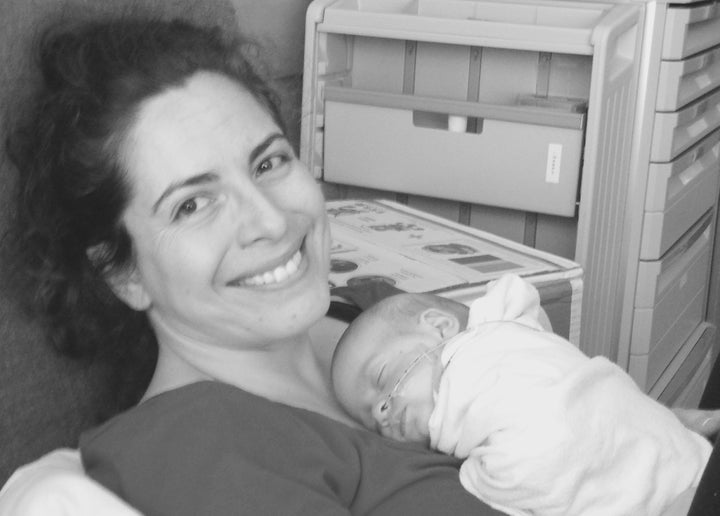 <p>Kangaroo care at our second home, the NICU.</p>