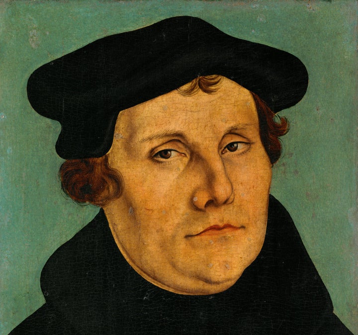 Martin Luther (1483-1546) by Lucas Cranach the Elder.