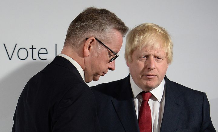 Michael Gove was accused of 'treachery' for standing against Boris Johnson in July