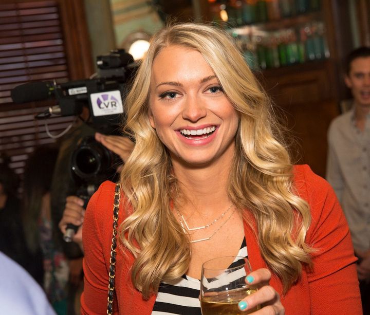 Founder, Amanda Bradford, at The League Launch Party.