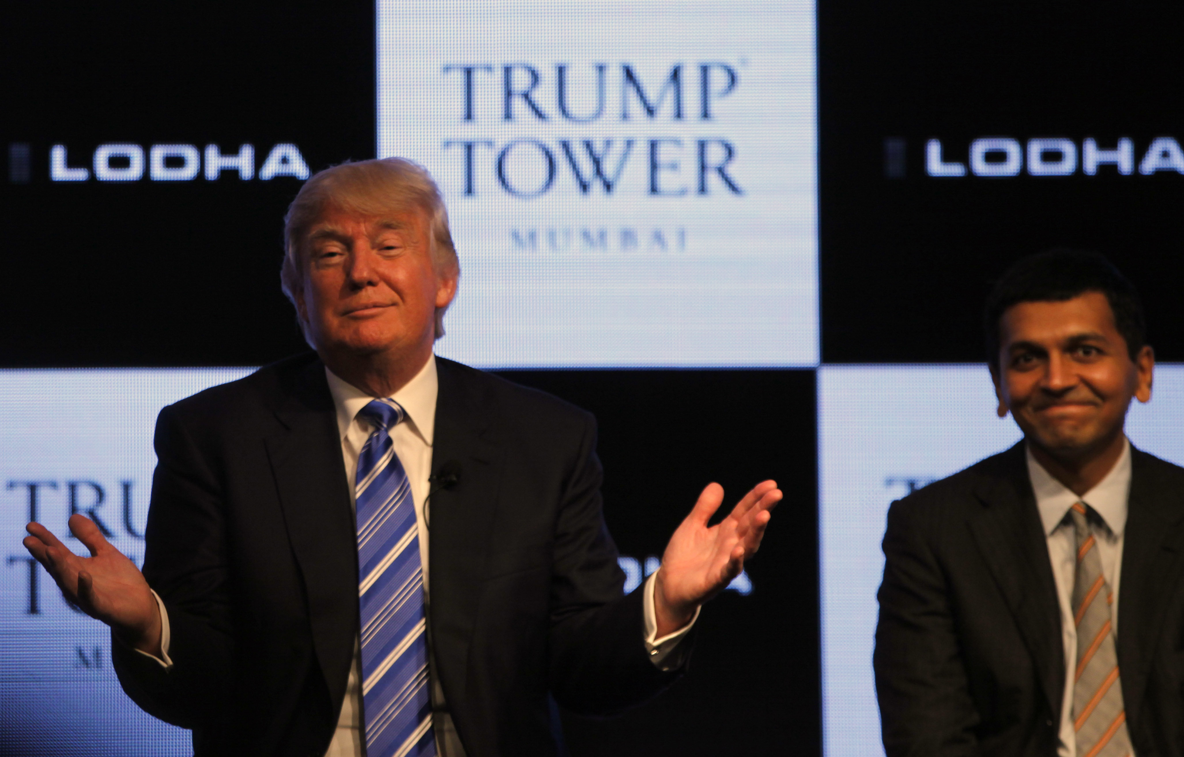 Donald Trump Meets With His Indian Business Partners Despite Blind ...