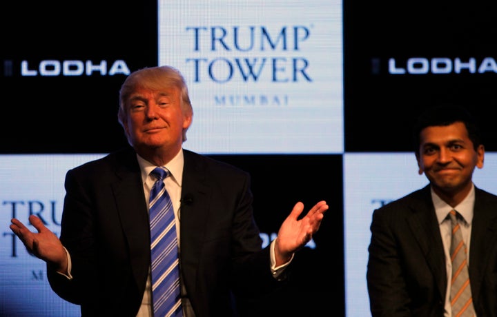 Donald Trump Meets With His Indian Business Partners Despite Blind