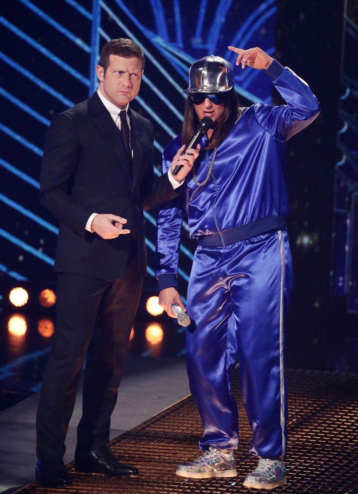 Honey G challenged Ed Balls to a dance off on 'The X Factor'