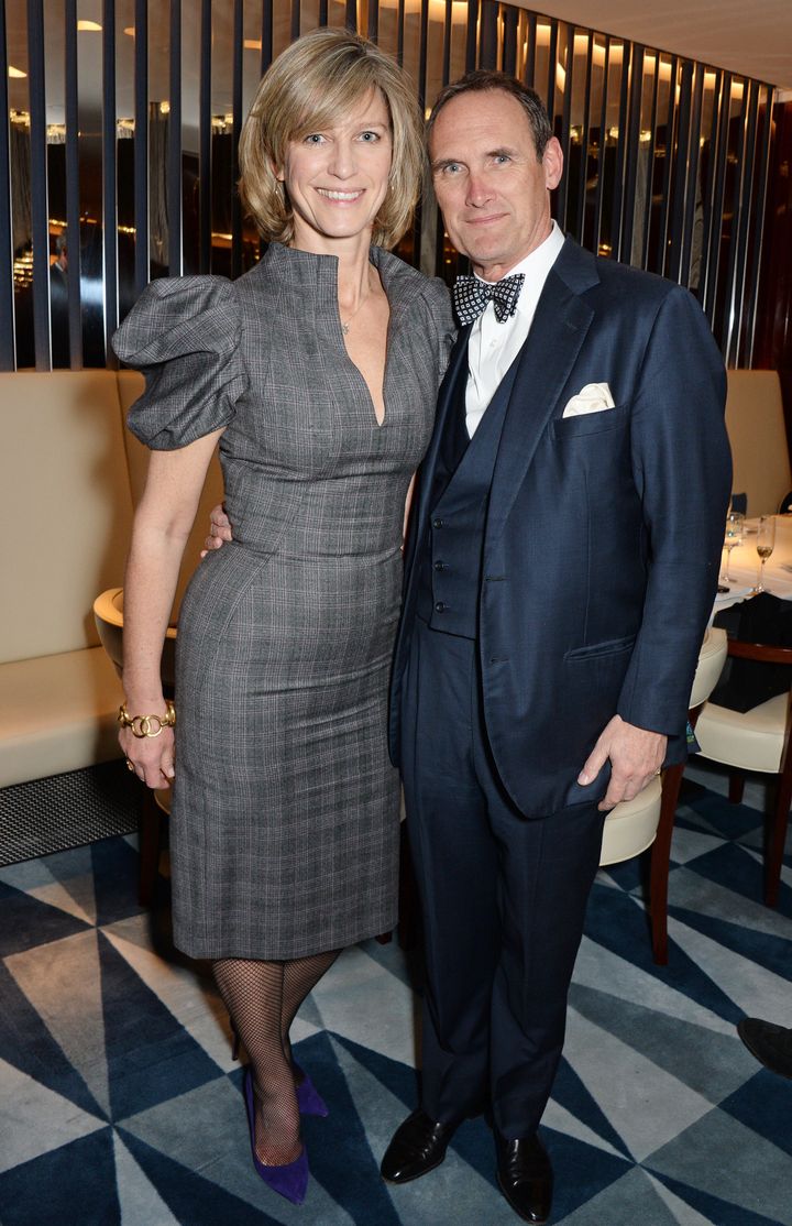 Nicola Formby and AA Gill host a dinner in support of Borne in 2015.