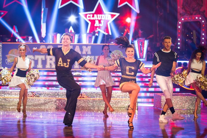 Claudia Fragapane was in the dance off