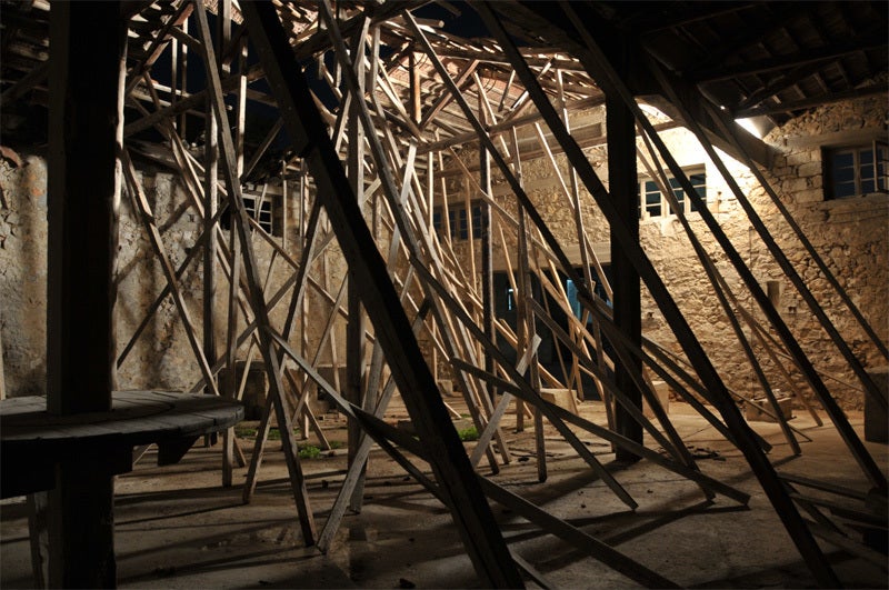 Old Oil Factory - Installation in 7 Buildings, Eleusina Greece, 2010