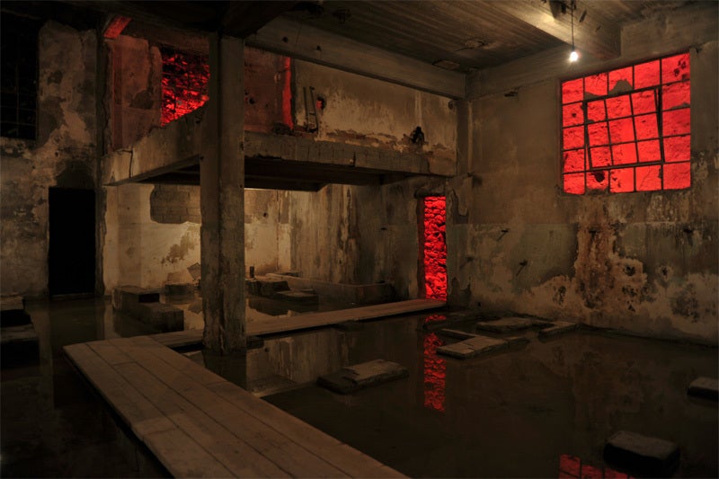 Old Oil Factory - Installation in 7 Buildings, Eleusina Greece, 2010