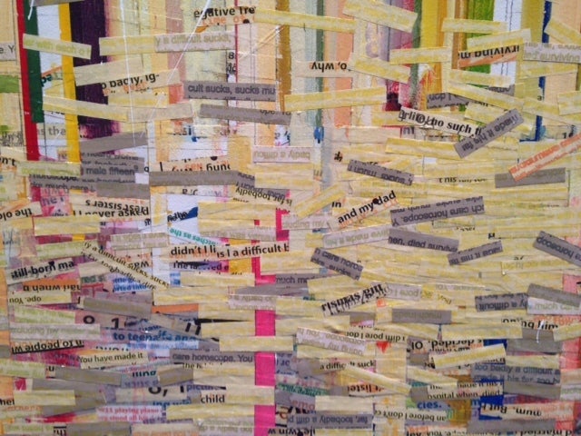 Detail of a work by Trevor Norris