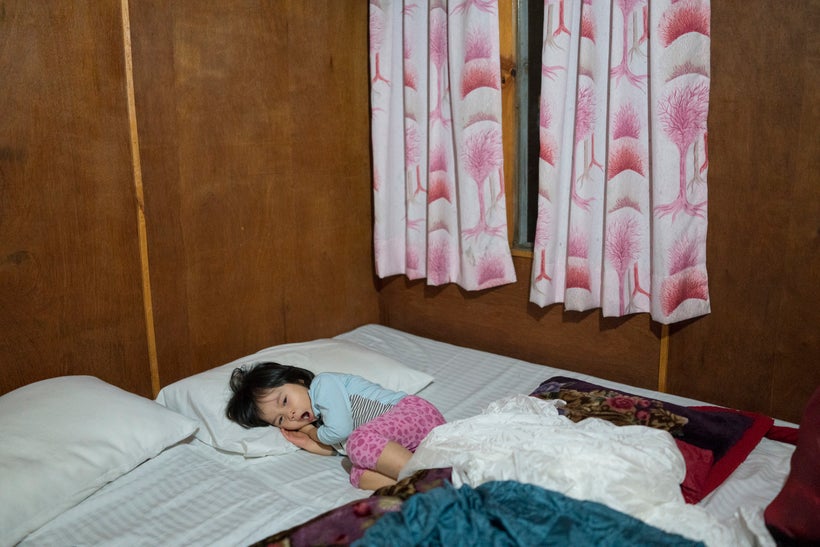 <em>Rooms were modest, unheated but still super cosy after a day’s walk.</em>