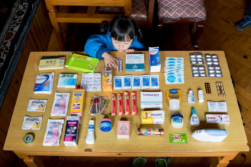 <em>We really stocked up on medication in case anything happens.</em>