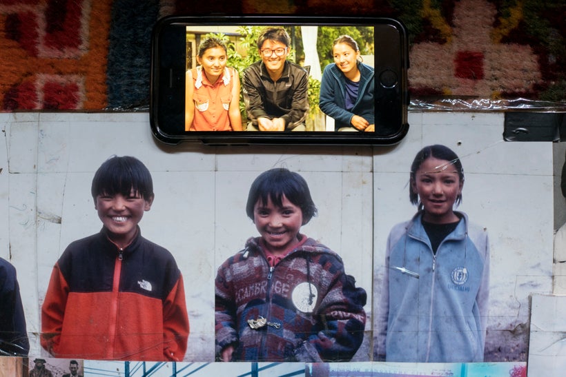 <em>3 of the Sherpa children that we supported. 11 years apart. 2005 and 2016. All photos taken by me.</em>