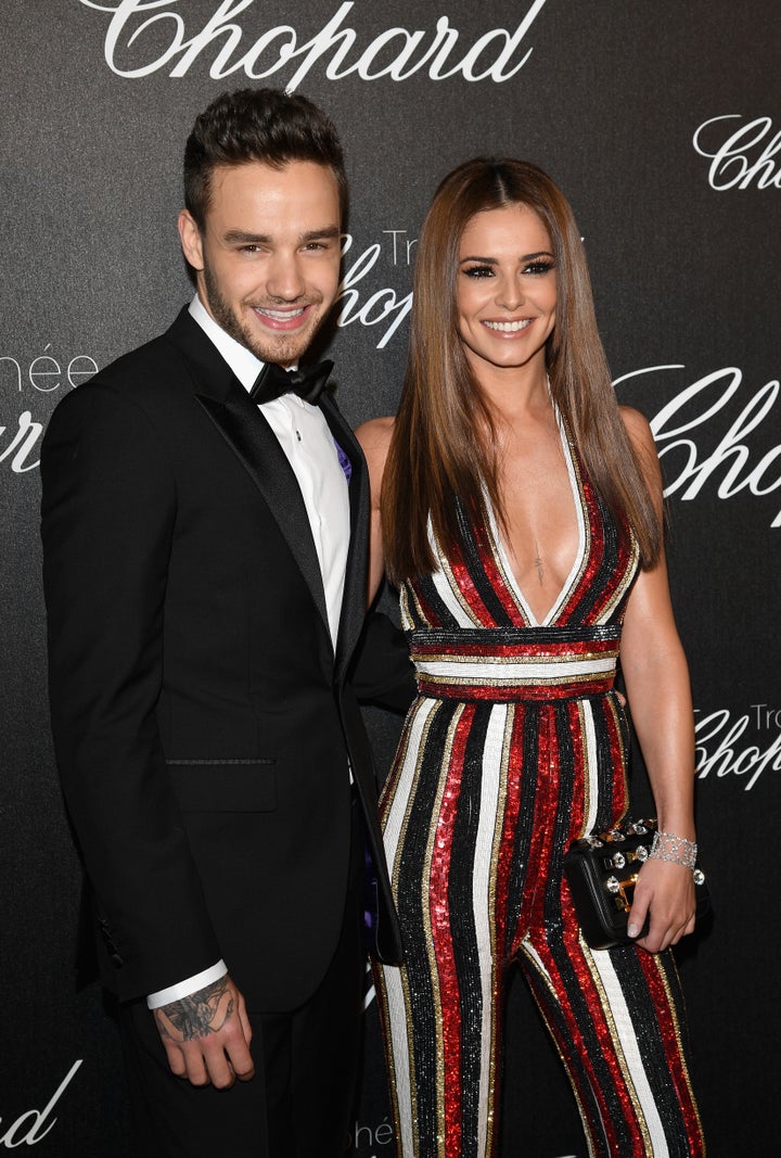 <strong> Liam Payne and Cheryl Fernandez-Versini</strong>