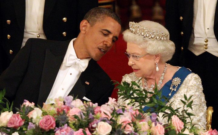 Barack Obama and The Queen