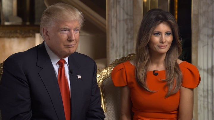 Donald Trump and wife Melania