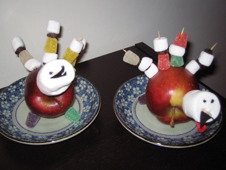 <p>Apple Turkeys</p>