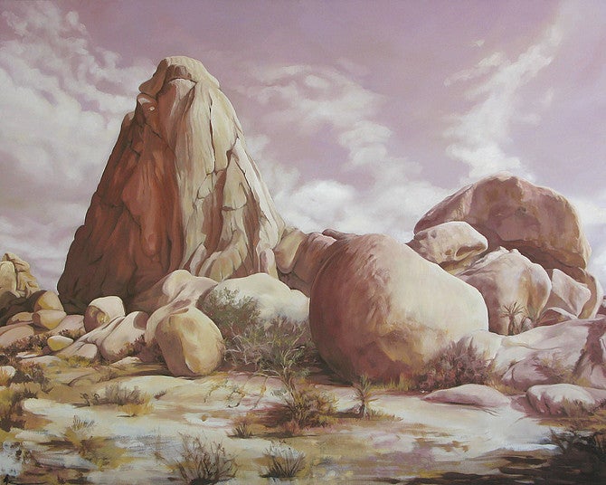 <em>Jumbo Rock</em>, oil on canvas, 48 x 60 in.